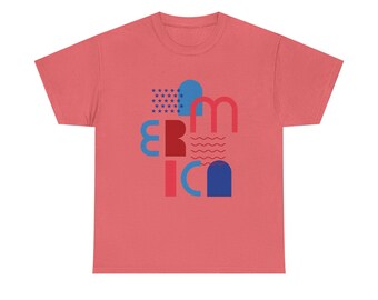 Vintage Americana Tee, Retro Graphic Shirt, Casual Fashion Top for Men and Women, Patriotic USA Clothing, Classic Tee for 4th of July