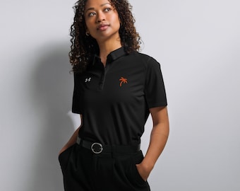 Under Armour® women’s Palm Tree Polo Shirt / Embroidered LakePoint PalmTree Logo / Premium Cotton Golf Shirt | Coastal Summer Style