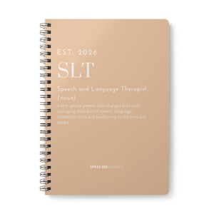 2026 Speech Therapist A5 Softcover Notebook - Journal for Practitioners, Therapist Gift, Staying Organised
