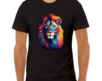 Neon Lion Unisex Jersey Tee