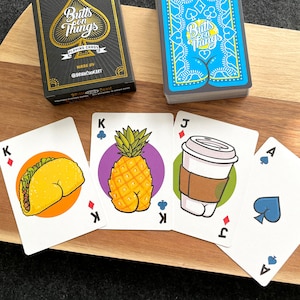 Butts on Things: Designer Poker Card Deck