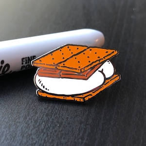 Smore BUTT Enamel Lapel Pin