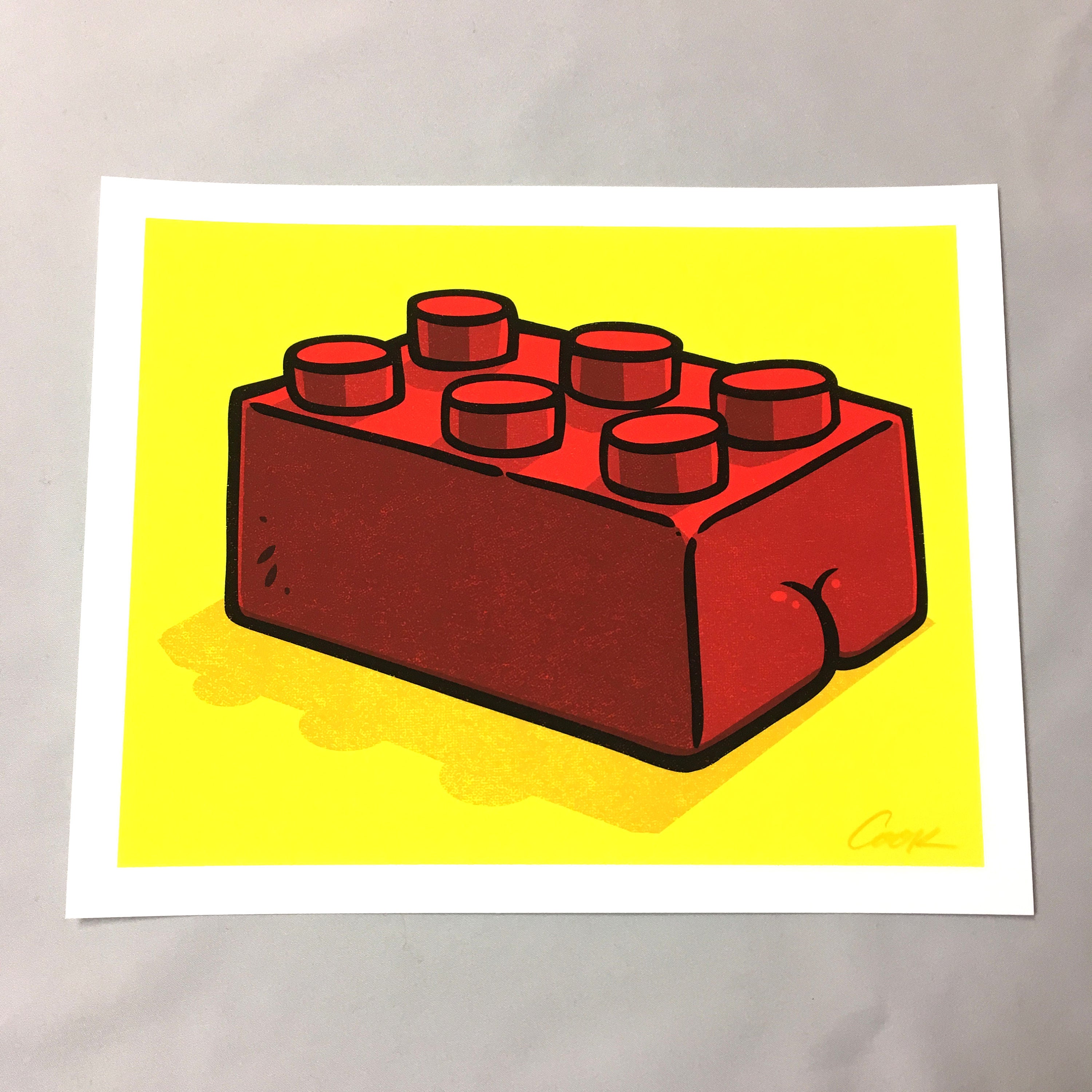 lego brick drawing