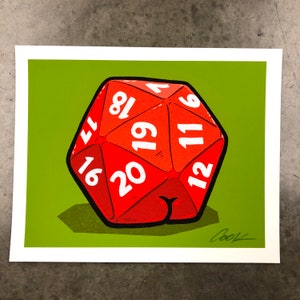 D20 with a BUTT signed print!