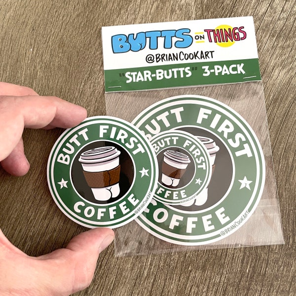 Butts on Things: STARBUTTS-stickerpakket!