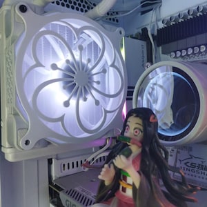 Grille de ventilateur 120 mm en forme de cœur Sakura