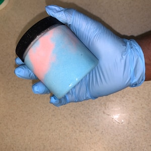 Cotton Candy Scented Whipped Body Scrub: Vegan Exfoliating Sugar Scrub