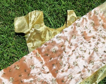 Vintage sari voor bruiloft, verjaardag of feest