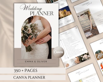 Wedding Planner, Wedding Planner Printable, Wedding Timeline, Wedding Binder, Wedding Checklists, Wedding Day Binder, Wedding Day Timeline