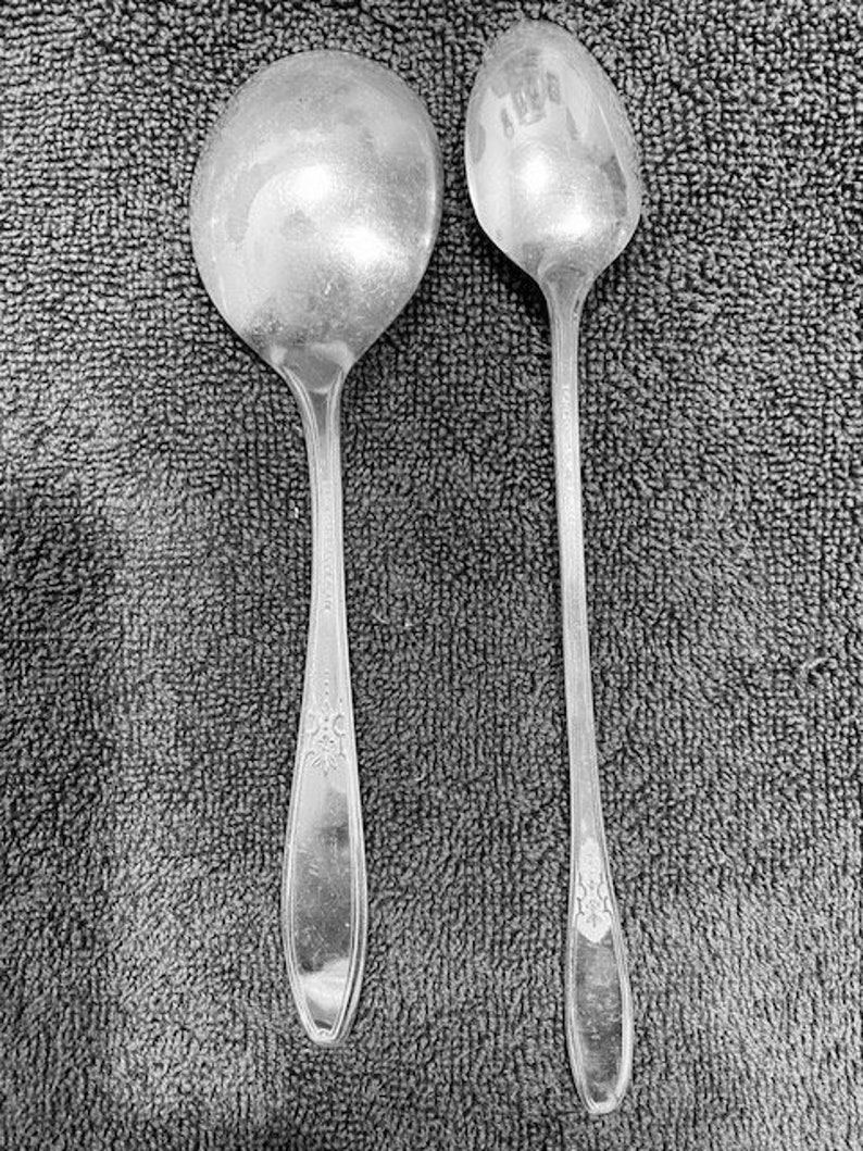Princess Lady Doris Silver Plate Assorted Spoons 1929 (7 Pieces) Etsy