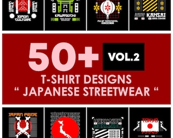 Paquete de ropa urbana de estilo japonés