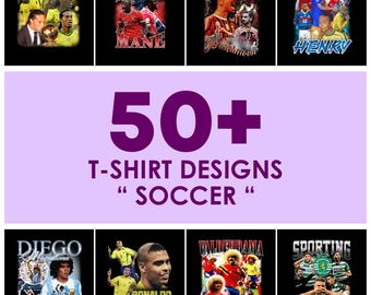 Bundle of Soccer for DTG and DTF