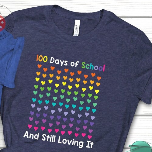 Girls 100th Day of School Shirt 100 Days Tshirt 100th Etsy