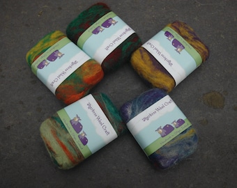 Tea Tree and Peppermint Hand felted   hand made Irish Soap  120 grams