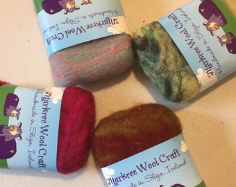 Neroli and Geranium Hand felted Hand Made Soap