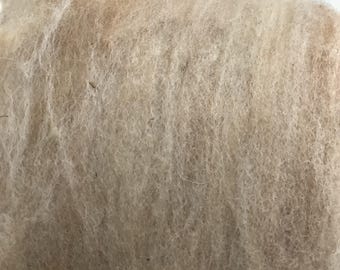 Shetland and Alpaca blend Hand carded Batts 100g