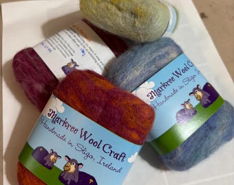 Felted Hand Made Soap Orange and Patchouli