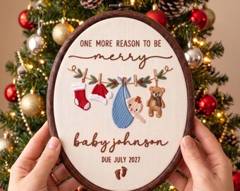 Embroidered Christmas Tree Hoop Ornament, Personalized Baby  Keepsake 2026