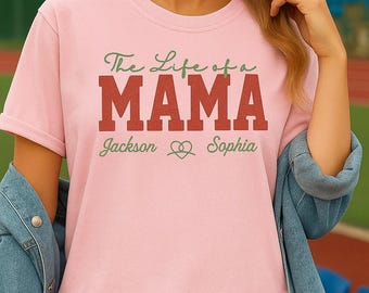 The Life of a MAMA Embroidered Sweatshirt