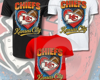 Kansas City Football Fan Shirt | Chiefs Nation Inspired Tee | Red, Yellow Game Day Shirt | Unisex T-Shirt | DTF shirt - Football Gear
