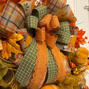 Fall Pumkin Wreath