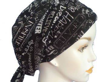 Womens Cancer Hair Loss Cancer Hat Chemo Scarf Cap Believe Inspire Courage Love