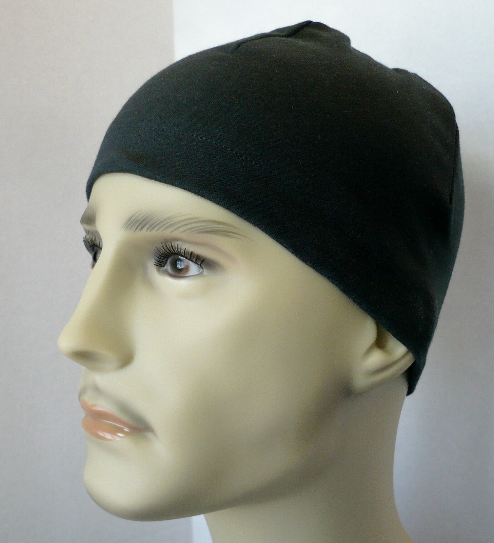 Gorro de dormir cpap negro para hombre cubierta de polietileno Etsy