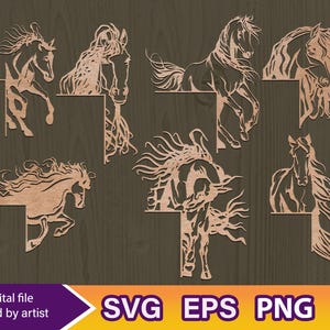 Horse door Corners svg, home decoration svg, door corner laser cut, Horse Corners svg, bundle svg