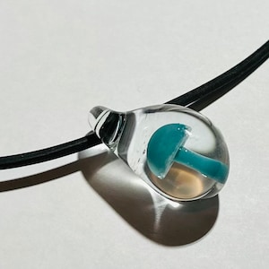Glass Mushroom Pendant #2