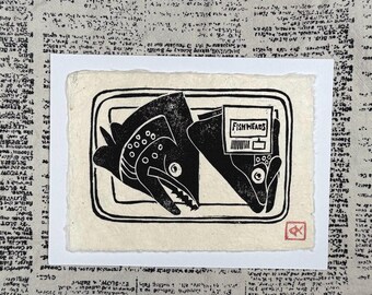 Fish Heads Print