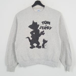 Felpa vintage VELVA SHEEN del cartone animato americano Tom & Jerry