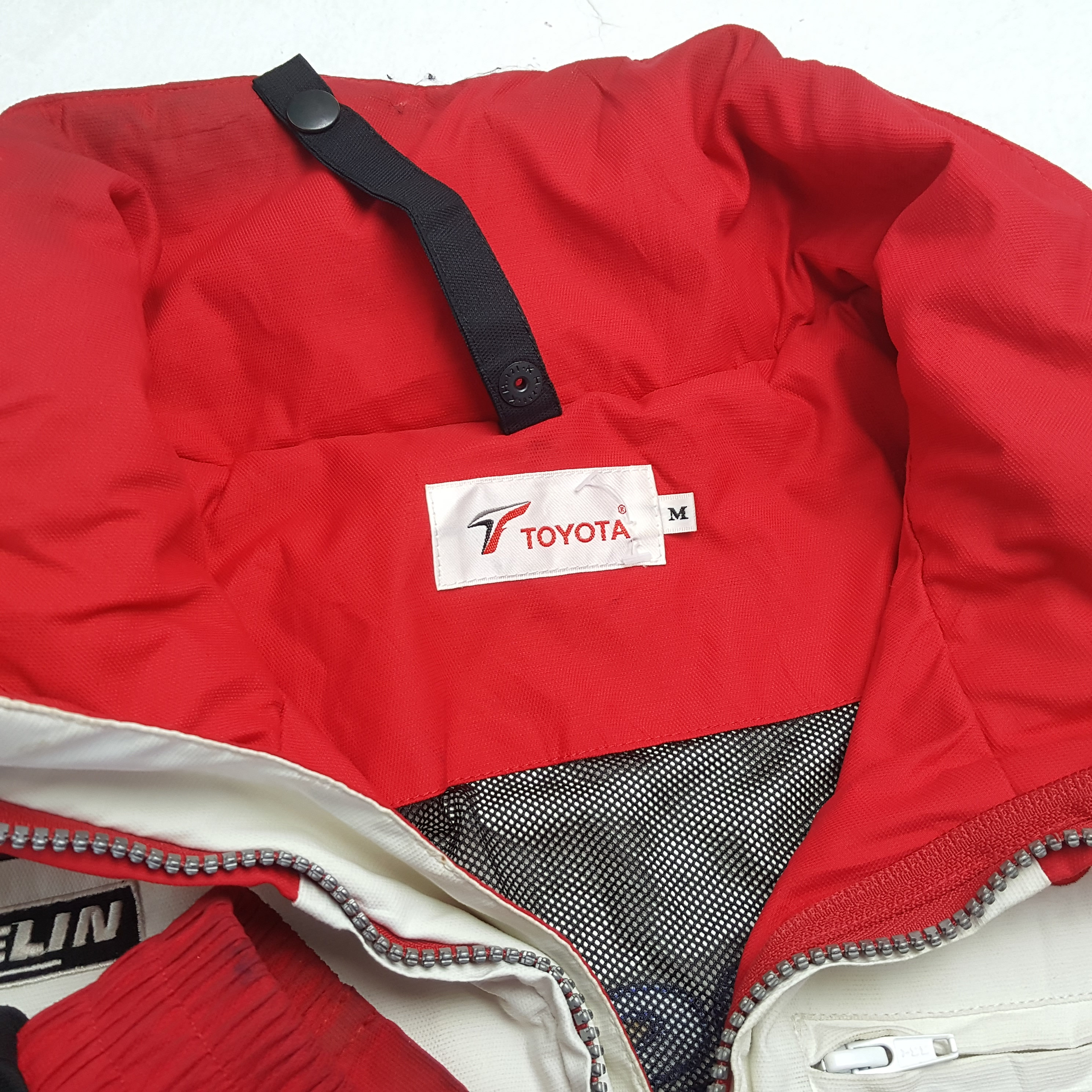 Vintage Toyota Panasonic Black Racing Jacket Size S | eBay
