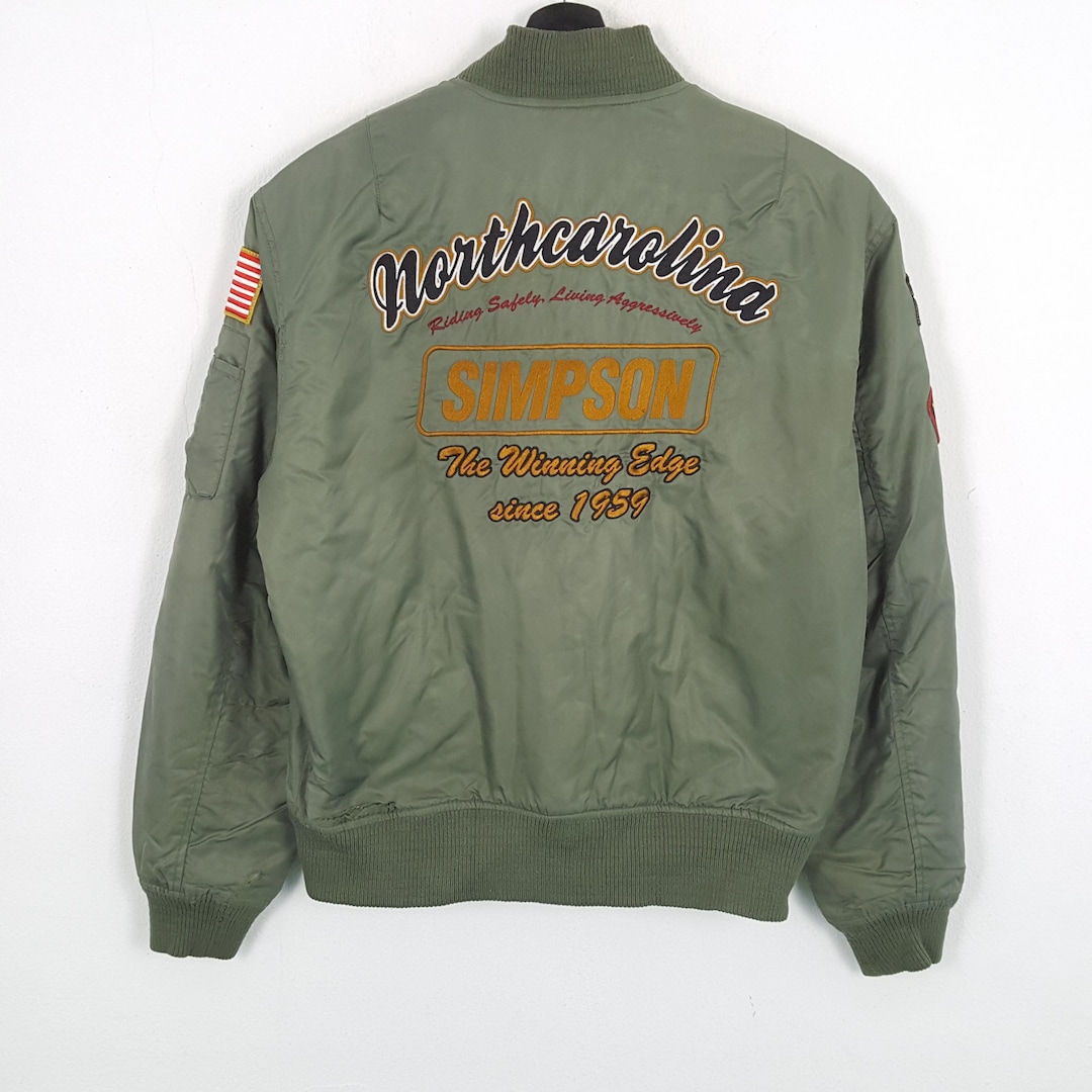 SIMPSON The Winning Edge ジャケット グリーン Vintage Simpson
