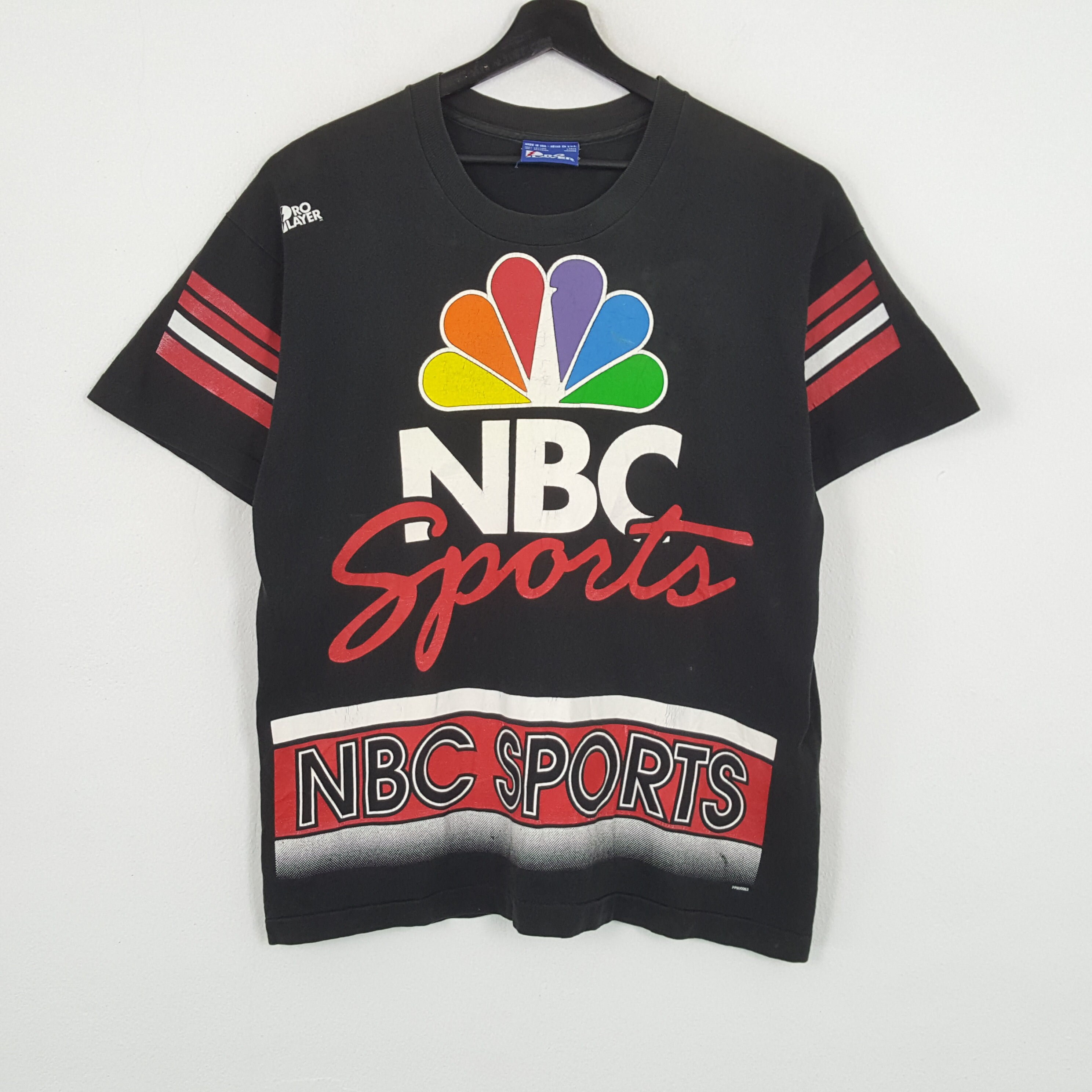 NBC SPORTS American News Channel Promo Vintage 90's Tshirts NBC SPORTS American News Channel Promo Vintage 90's Tshirts