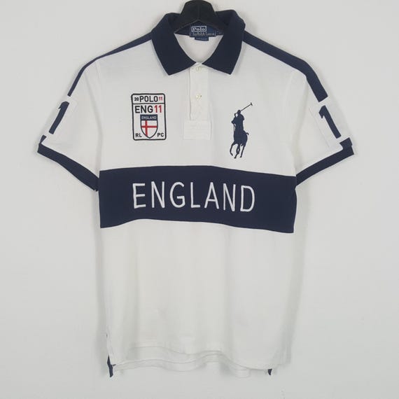 Polo by Ralph Lauren 刺繍 ポロシャツ GBR イギリス国旗 L】ポロラルフローレン ポロシャツ イングランド 英国 イギリス