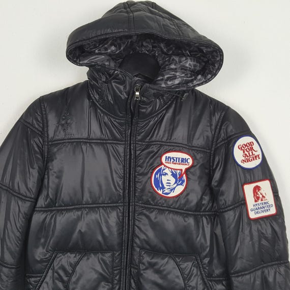 HYSTERIC GLAMOUR Japanese Fashion Brand Distressed Puffer