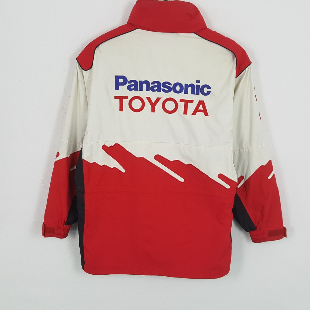 TOYOTA TRD ナイロンブルゾンジャケット　赤　L　90's 当時物 TOYOTA TRD ナイロンブルゾンジャケット 赤 L 90's 当時物