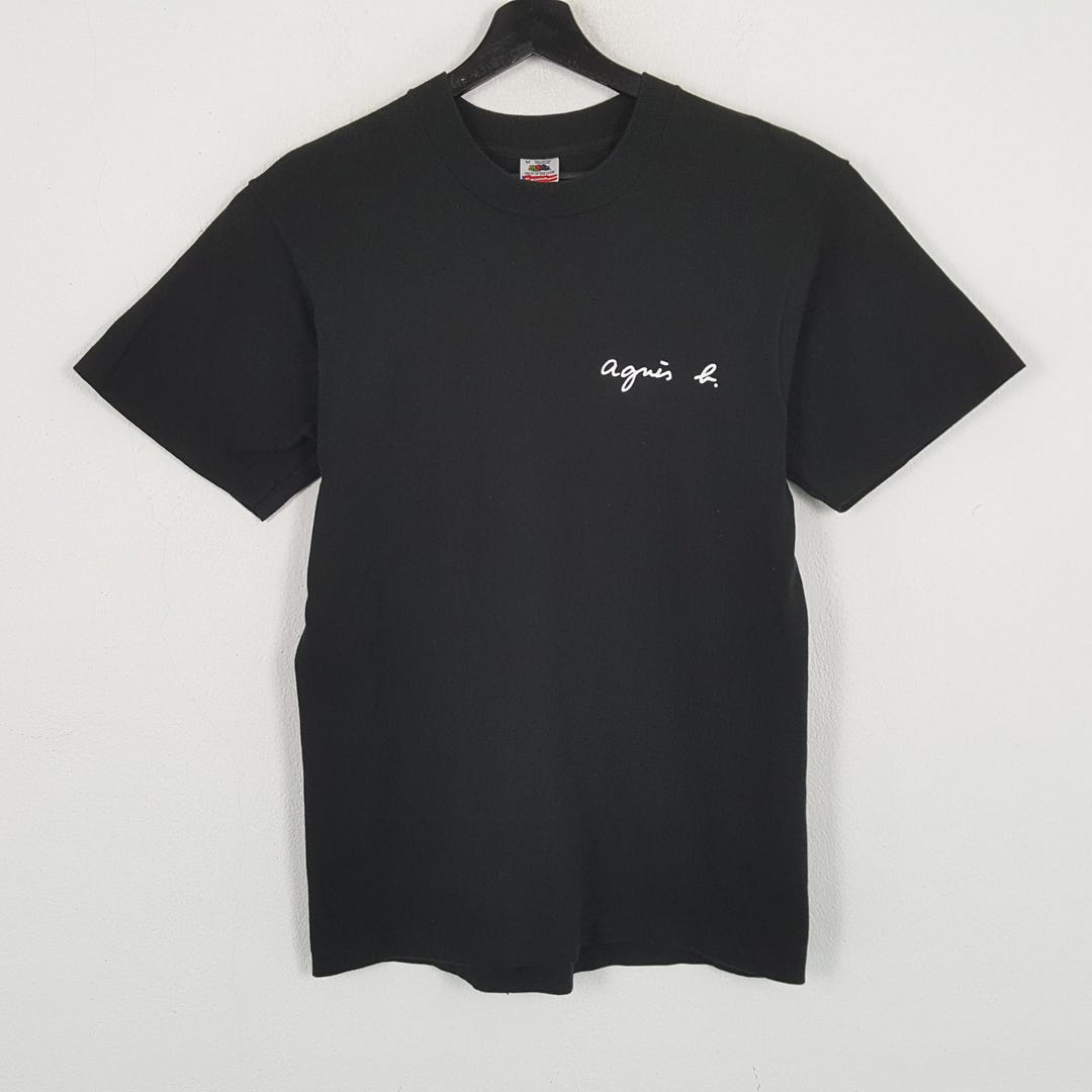 トップス 90s- agnes b. long t-shirt crewneck used AGNES B. France Fashion Designer Brand Vintage 90's T-shirts