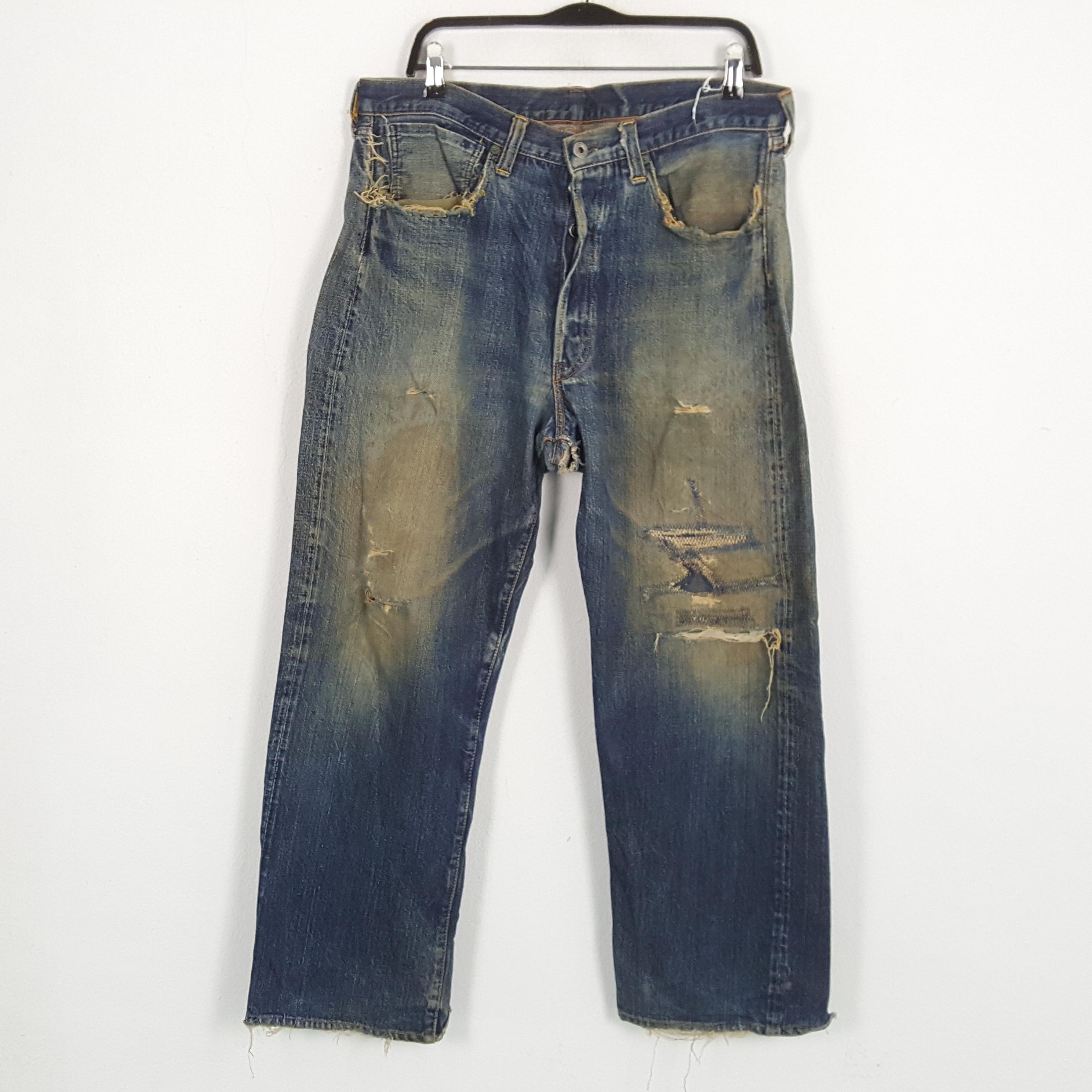【DISCERNMENT】Mccoy Vintage Washing Denim Pants Mccoy's Japanese Fashion Brand Distressed Style Vintage