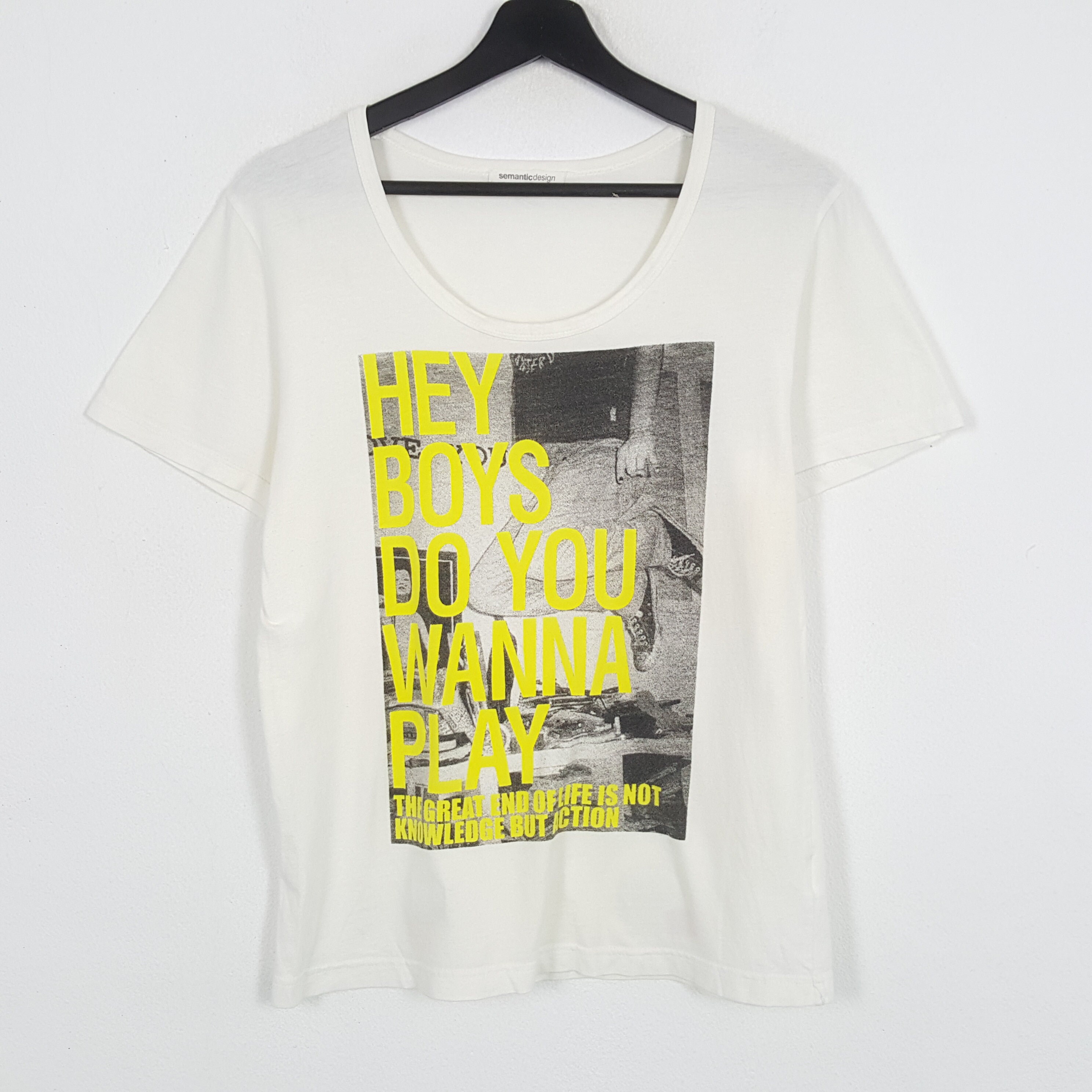 Designer × Japanese Brand Semantic Design t shirt | Grailed