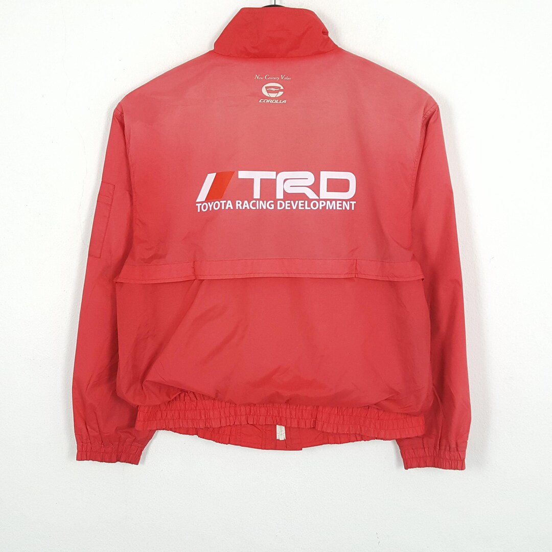 TRD TOYOTA RACING DEVELOPMENT ジャケット L TRD TOYOTA RACING Japanese Racing Team Custom Vintage Red