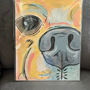 Dog up close PopArt Painting
