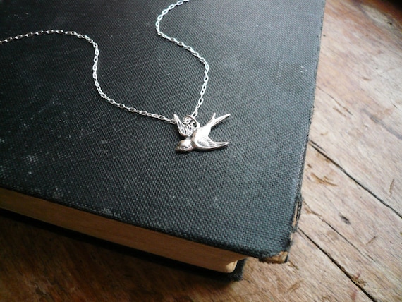 Flying Sparrow Sterling Silver Necklace Flying Sparrow Sterling Silver Necklace