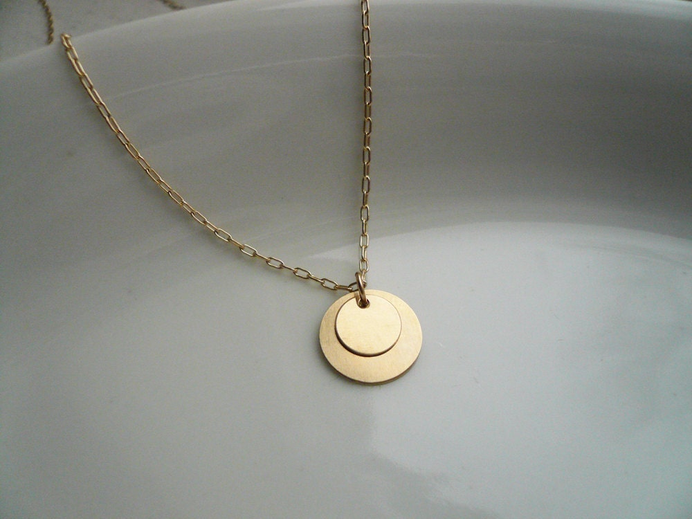 Tiny Gold Layered Dots Necklace in Gold Filled Great Gift - Etsy
