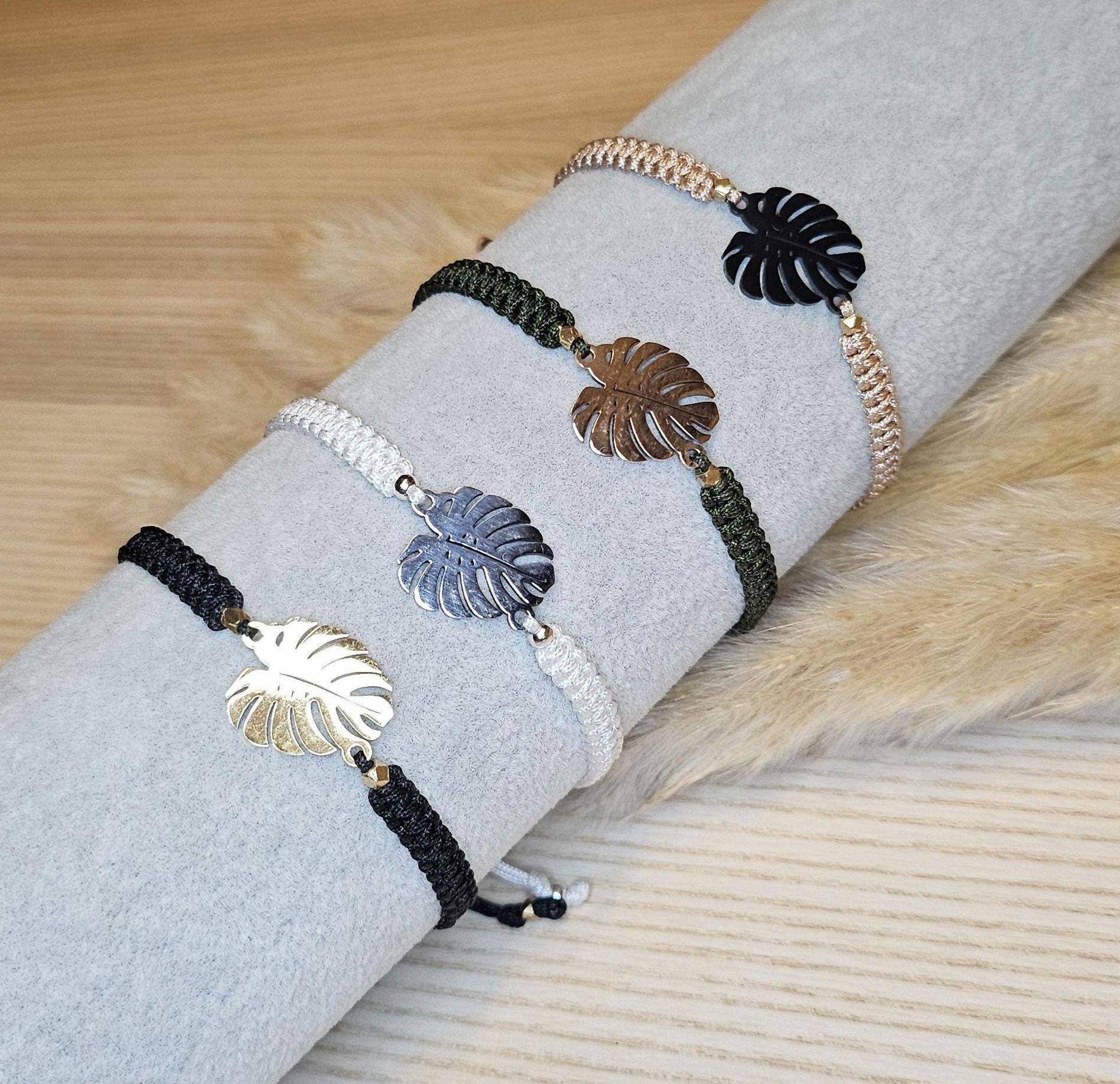 Monstera armband - Etsy.de