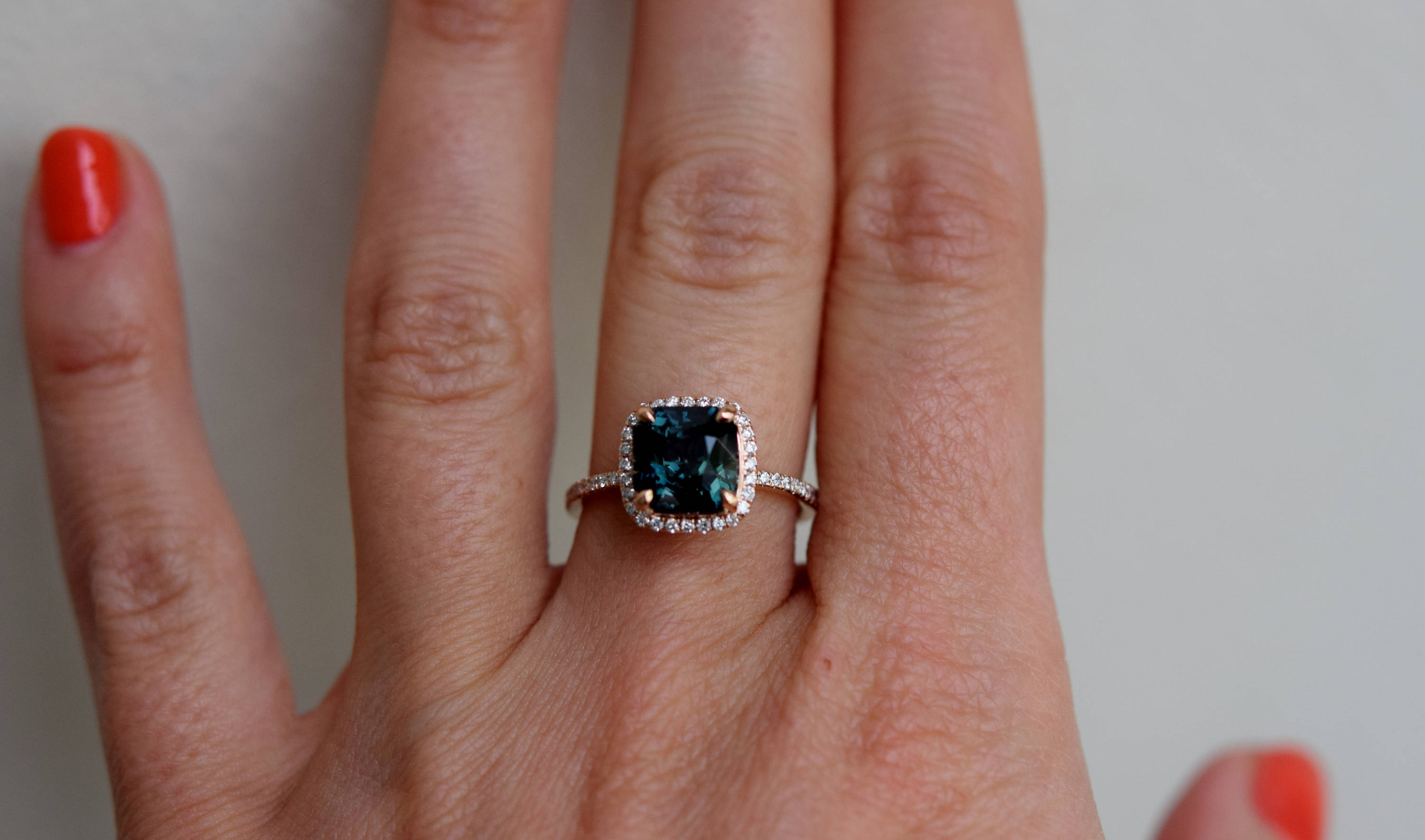 Peacock shop green sapphire