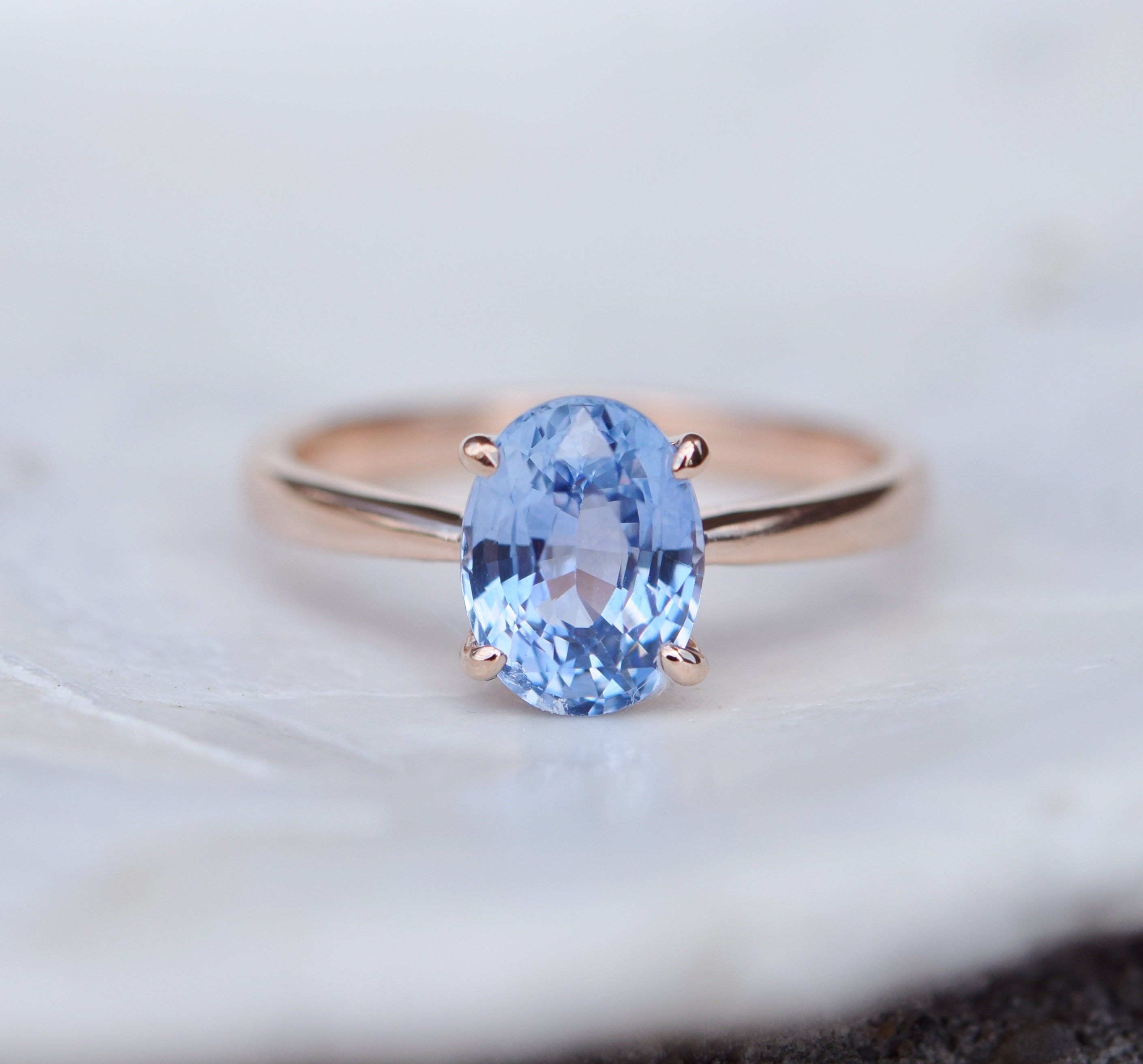 1.22ct pear light blue sapphire – Oore jewelry