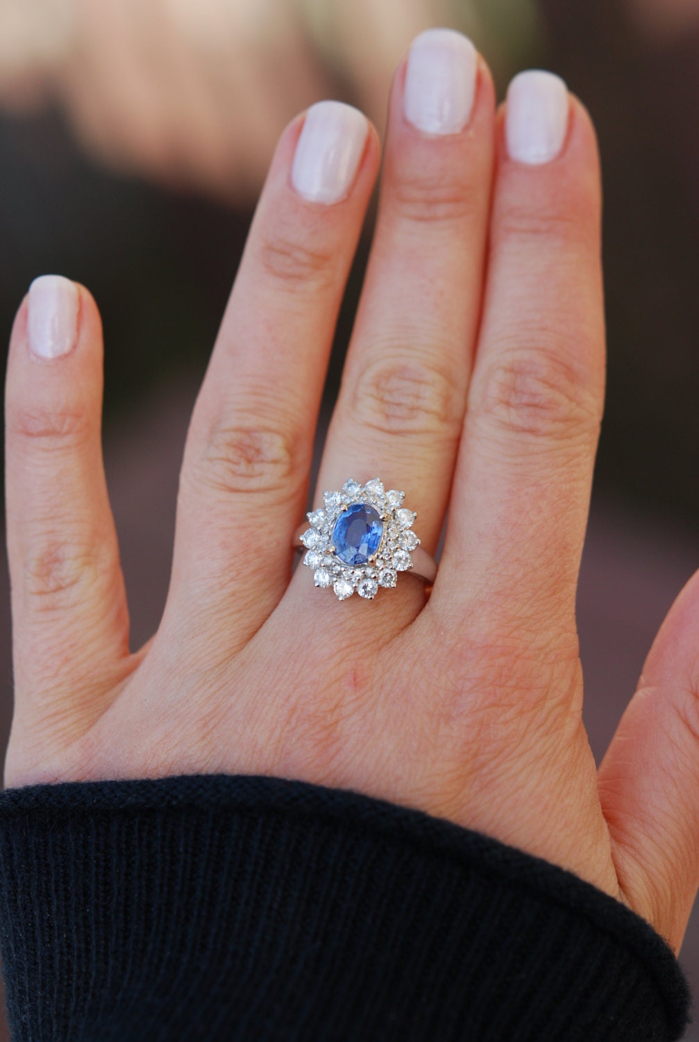 blue sapphire and diamond ring blue sapphire and diamond ring