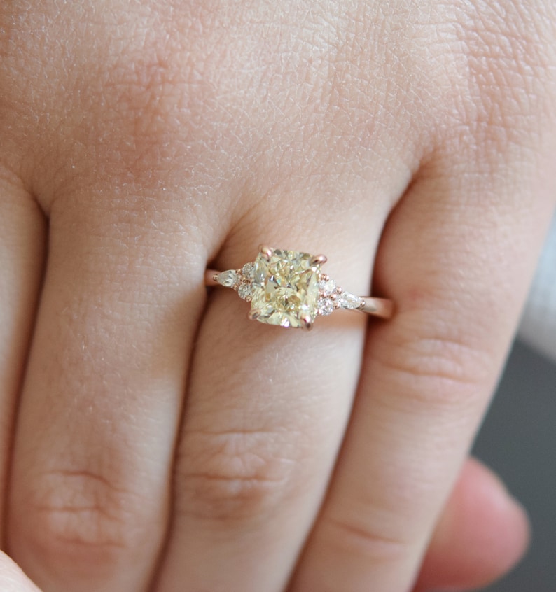 yellow engagement ring yellow engagement ring