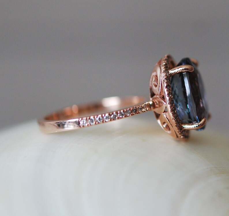 tanzanite and gold ring